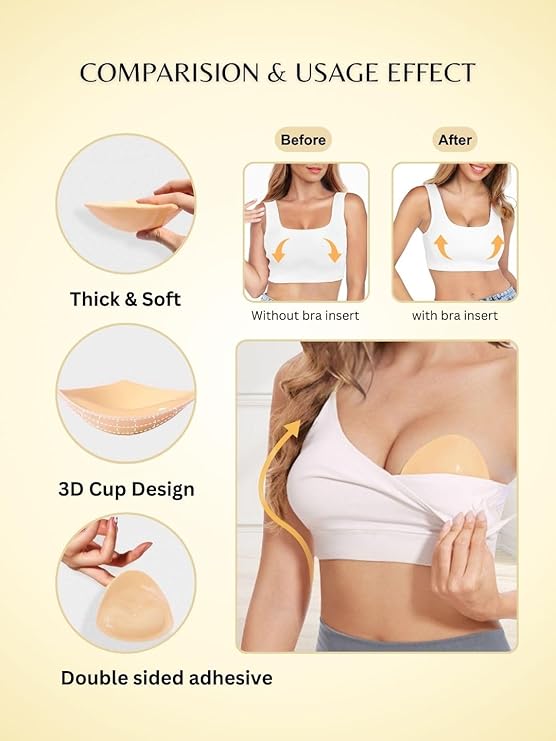 Push-Up Sticky Breast Size up Pads